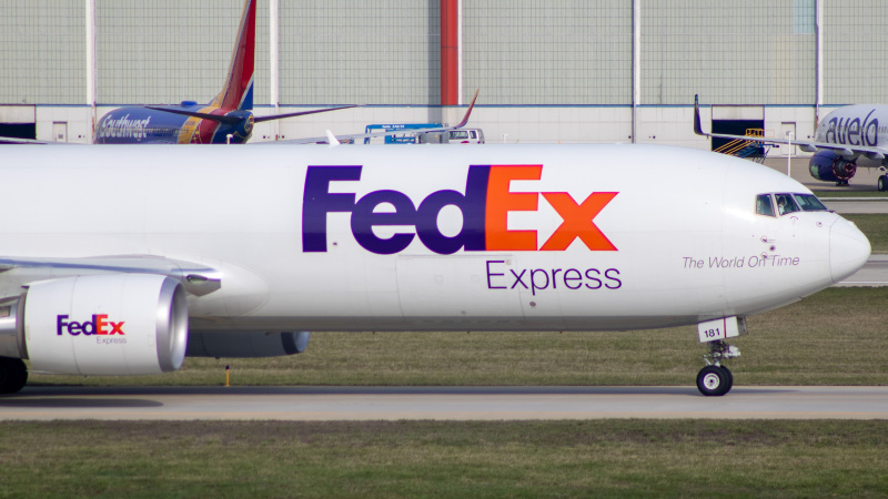 Photo of N181FE - FedEx Boeing 767-300F at IND on AeroXplorer Aviation Database