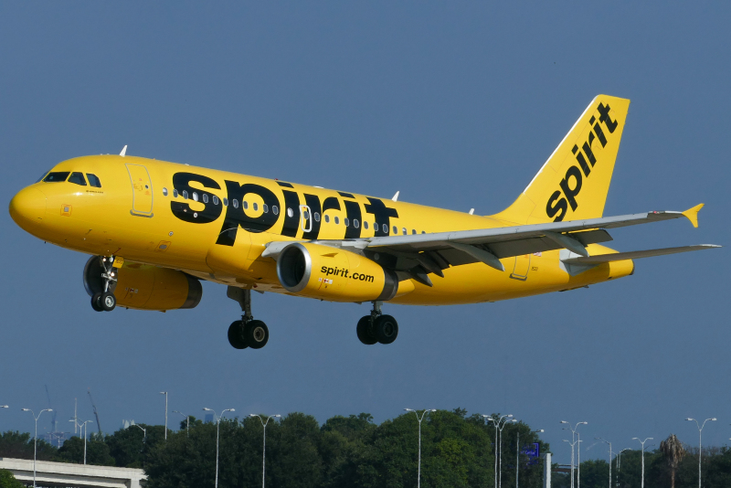 Photo of N533NK - Spirit Airlines Airbus A319 at AUS on AeroXplorer Aviation Database