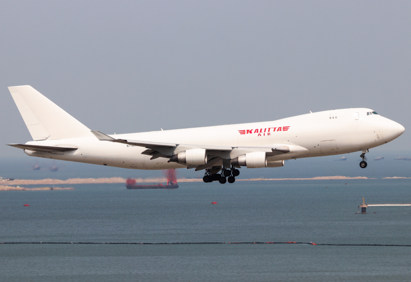 Photo of N718CK - Kalitta Air Boeing 747-400F at HKG on AeroXplorer Aviation Database