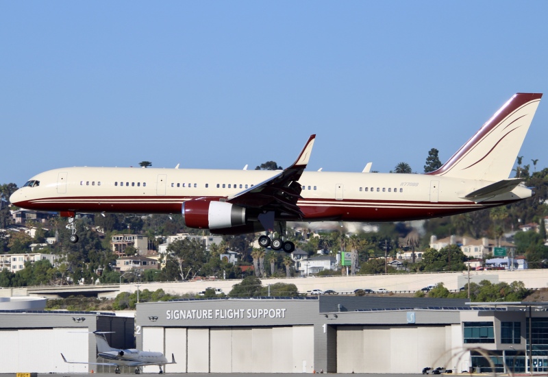 Photo of N770BB - PRIVATE Boeing 757-200 at SAN on AeroXplorer Aviation Database