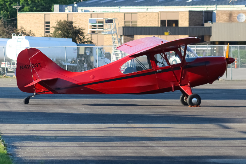 Photo of N4293T - PRIVATE  Aeronca 7AC at LUK on AeroXplorer Aviation Database