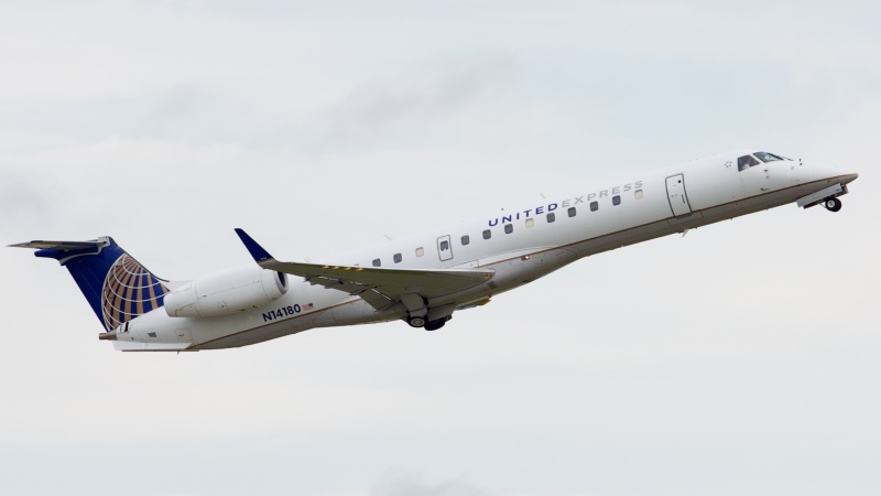 Photo of N14180 - United Express Embraer ERJ145 at IAH on AeroXplorer Aviation Database