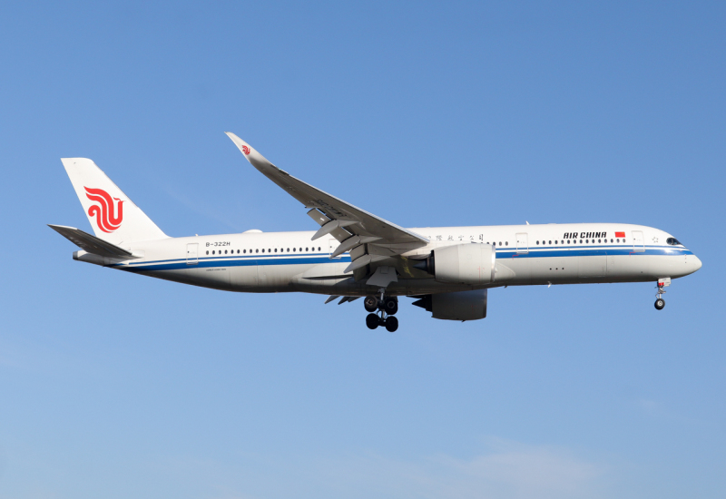 Photo of B-322H - Air China Airbus A350-900 at LHR on AeroXplorer Aviation Database