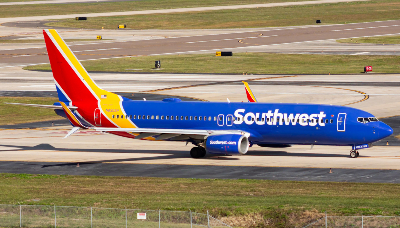 Photo of N8306H - Southwest Airlines Boeing 737-800 at TPA on AeroXplorer Aviation Database