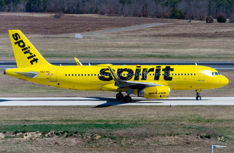 Photo of N647NK - Spirit Airlines Airbus A320 at ACY on AeroXplorer Aviation Database