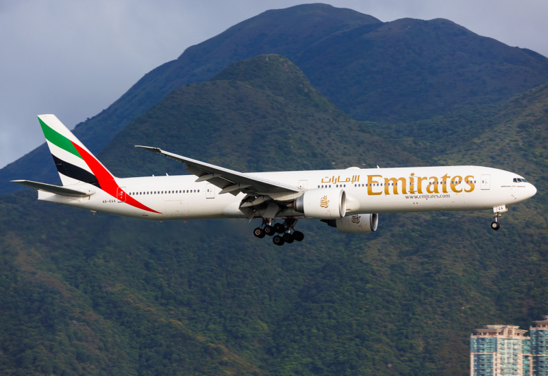 Photo of A6-EGA - Emirates Boeing 777-300ER at HKG on AeroXplorer Aviation Database