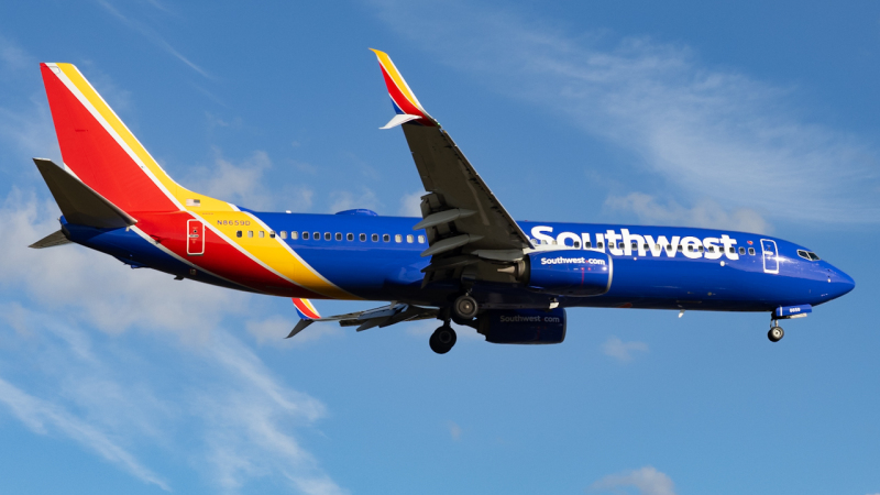Photo of N8659D - Southwest Airlines Boeing 737-800 at TPA on AeroXplorer Aviation Database