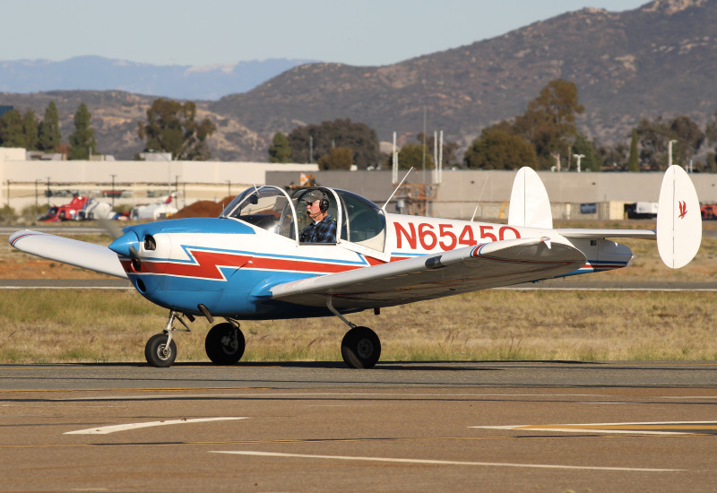 Photo of N6545Q - PRIVATE Alon Aircoupe  at MYF on AeroXplorer Aviation Database