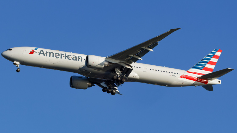 Photo of N717AN - American Airlines Boeing 777-300ER at JFK on AeroXplorer Aviation Database