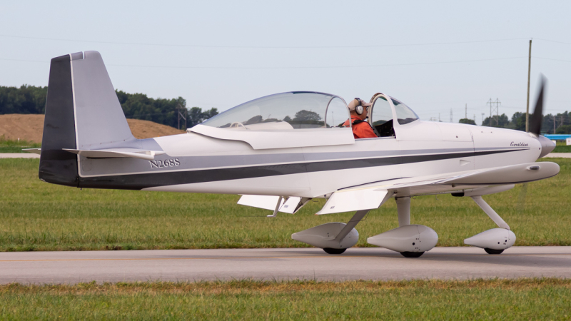 Photo of N268S - PRIVATE Vans RV-8 at DLZ on AeroXplorer Aviation Database
