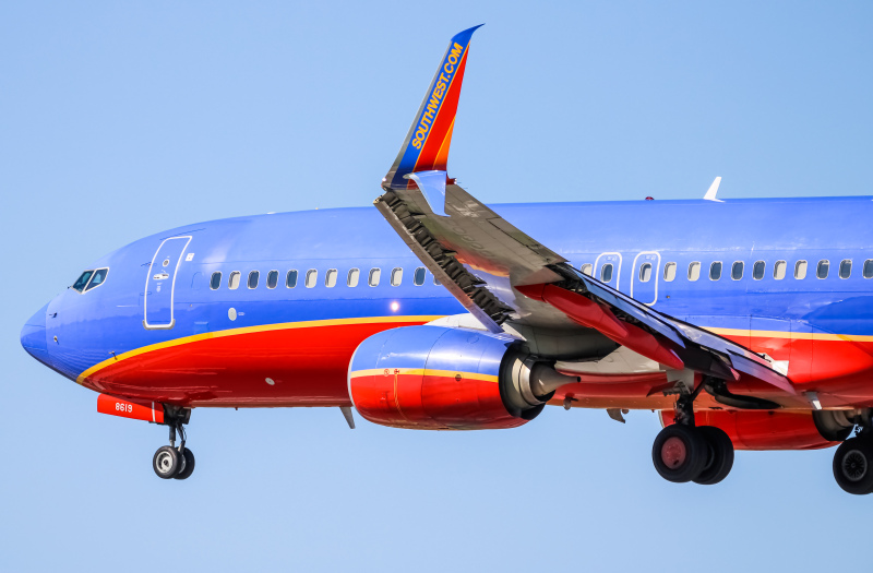 Photo of N8619F - Southwest Airlines Boeing 737-800 at BWI on AeroXplorer Aviation Database