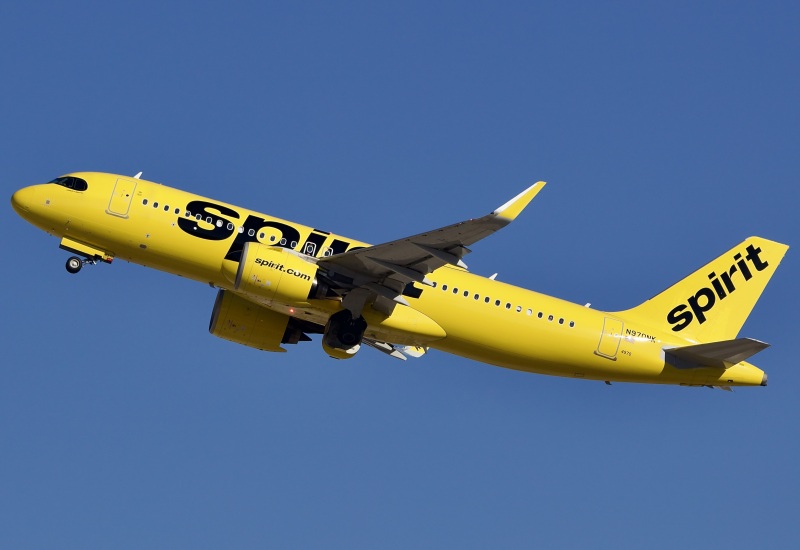 Photo of N979NK - Spirit Airlines Airbus A320NEO at LAS on AeroXplorer Aviation Database