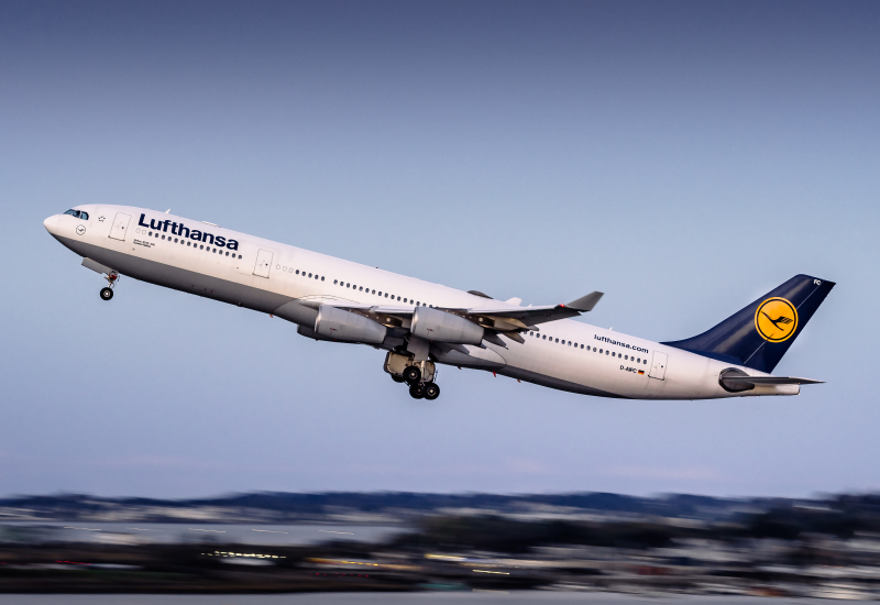 Photo of D-AIFC - Lufthansa Airbus A340-300 at BOS on AeroXplorer Aviation Database