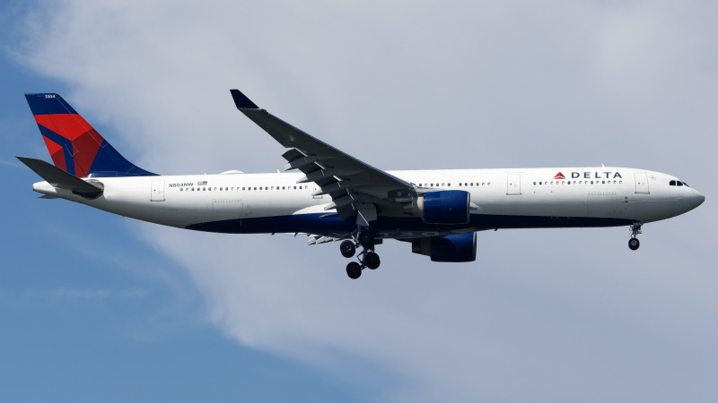 Photo of N804NW - Delta Airlines Airbus A330-300 at JFK on AeroXplorer Aviation Database