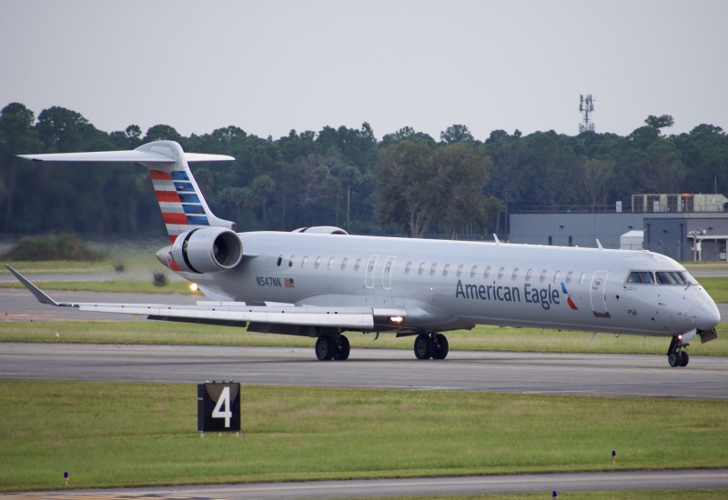 Photo of N547NN - American Eagle Mitsubishi CRJ-900 at DAB on AeroXplorer Aviation Database