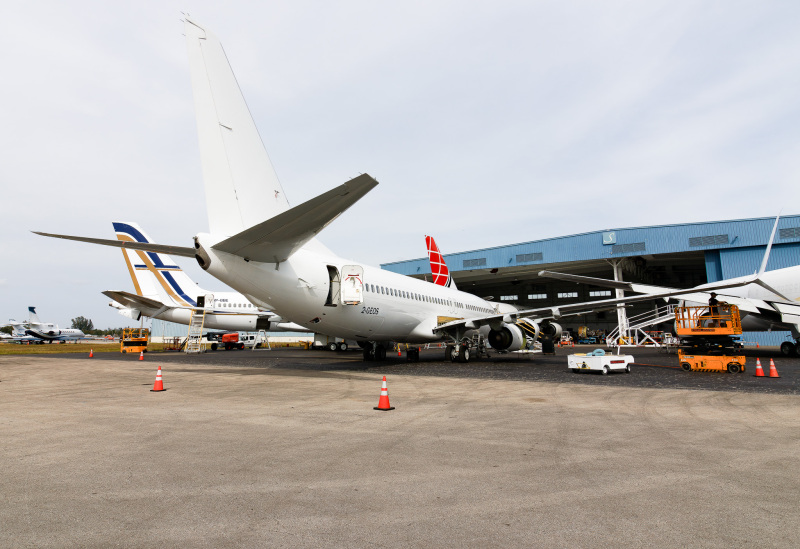 Photo of 2-GEOS - PRIVATE Boeing 737-800 at OPF on AeroXplorer Aviation Database