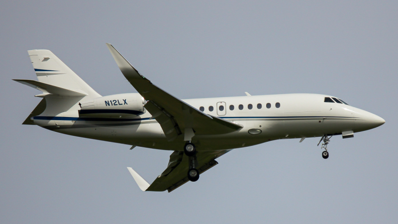 Photo of N12LX - PRIVATE Dassault Falcon 2000EX at LCK on AeroXplorer Aviation Database