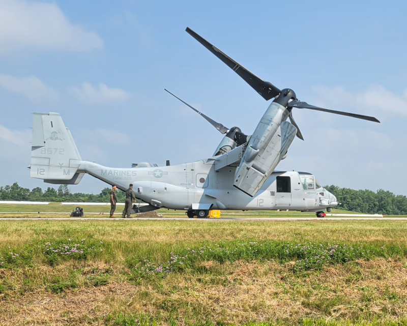 Photo of 12-8672 - USN - United States Navy MV22 Osprey  at LBE on AeroXplorer Aviation Database