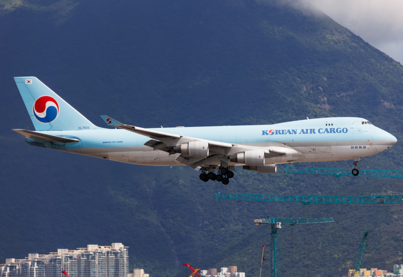 Photo of HL7605 - Korean Air Cargo Boeing 747-400F at HKG on AeroXplorer Aviation Database