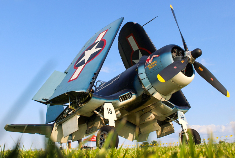 Photo of N773RD - PRIVATE Vought F4U Corsair at OSH on AeroXplorer Aviation Database