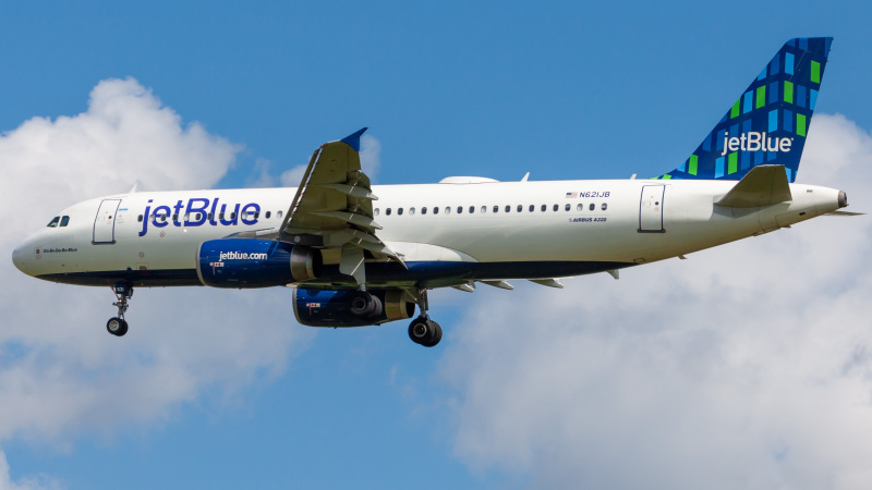 Photo of N621JB - JetBlue Airways Airbus A320 at MCO on AeroXplorer Aviation Database