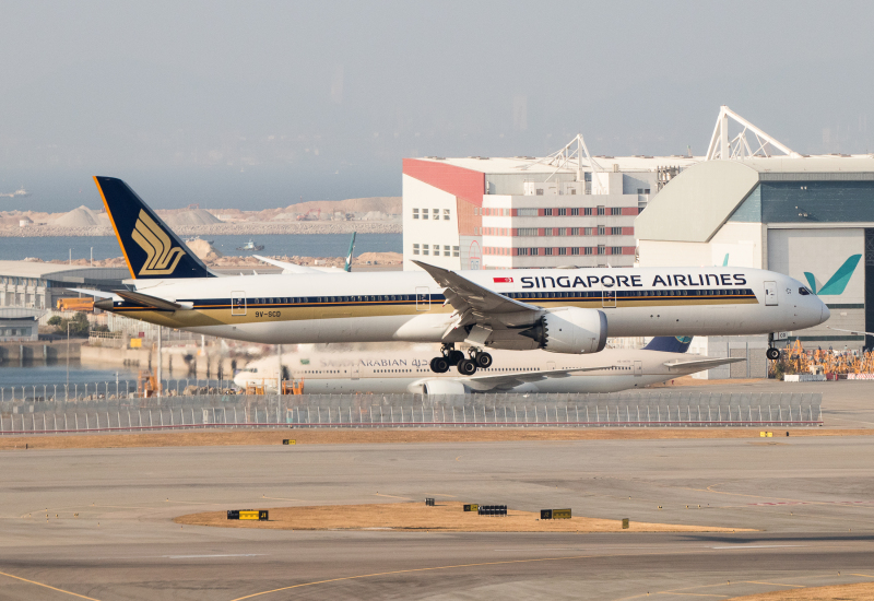 Photo of 9V-SCD - Singapore Airlines Boeing 787-10 at HKG on AeroXplorer Aviation Database