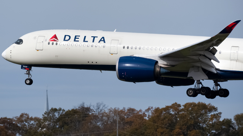 Photo of N509DN - Delta Airlines Airbus A350-900 at ATL on AeroXplorer Aviation Database