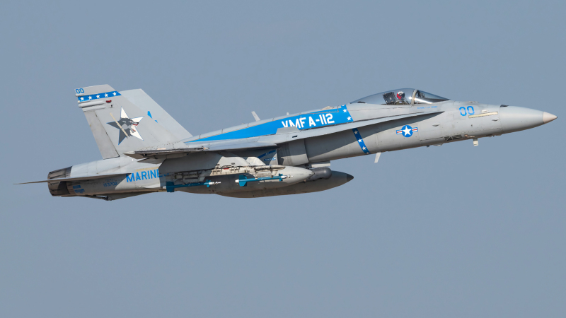 Photo of 163702 - USMC - United States Marine Corp McDonnel Douglas F/A-18 Hornet at NFW on AeroXplorer Aviation Database