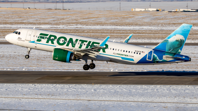 Photo of N311FR - Frontier Airlines Airbus A320NEO at KDEN on AeroXplorer Aviation Database