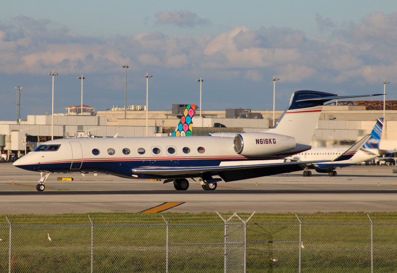 Photo of N616KG - PRIVATE GulfStream G650 at FLL on AeroXplorer Aviation Database