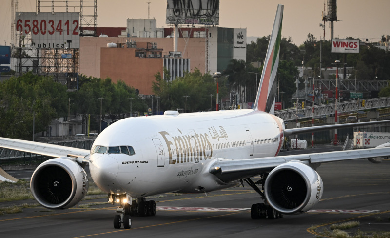 Photo of A6-EWA - Emirates Boeing 777-200LR at MEX on AeroXplorer Aviation Database