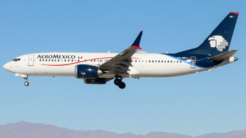 Photo of XA-MLI - Aeromexico Boeing 737 MAX 8 at LAS on AeroXplorer Aviation Database