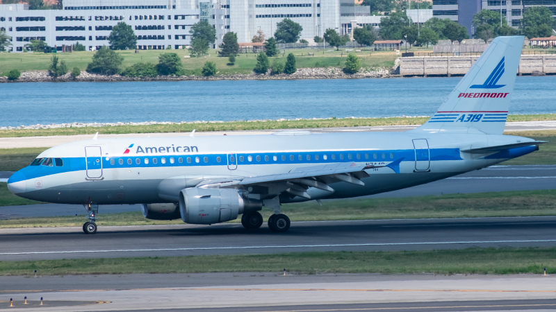 Photo of N744P - American Airlines Airbus A319 at DCA on AeroXplorer Aviation Database