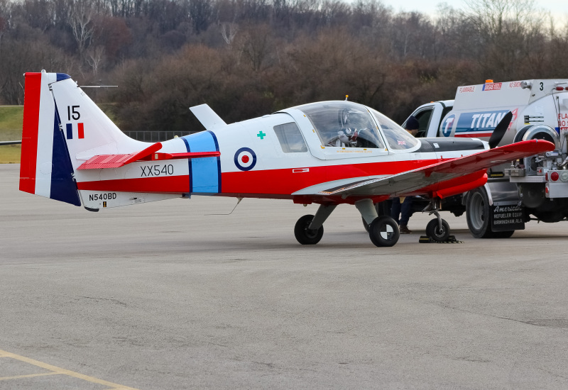 Photo of N540BD - PRIVATE  Bulldog MDL 120 at LUK on AeroXplorer Aviation Database