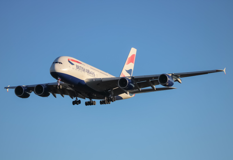 Photo of G-XLEG - British Airways Airbus A380-800 at IAD on AeroXplorer Aviation Database