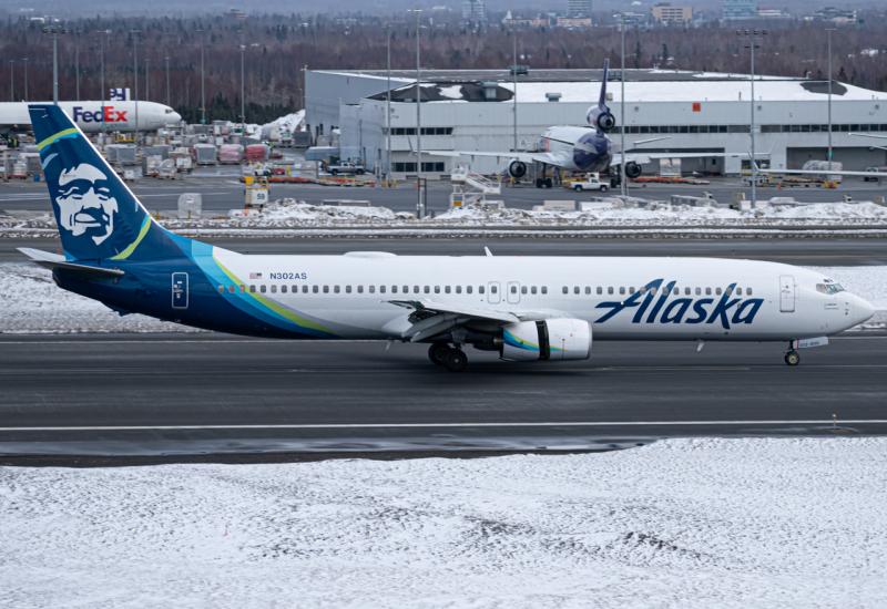 Photo of N302AS - Alaska Airlines Boeing 737-900 at ANC on AeroXplorer Aviation Database