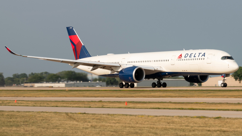 Photo of N508DN - Delta Airlines Airbus A350-900 at OSH on AeroXplorer Aviation Database