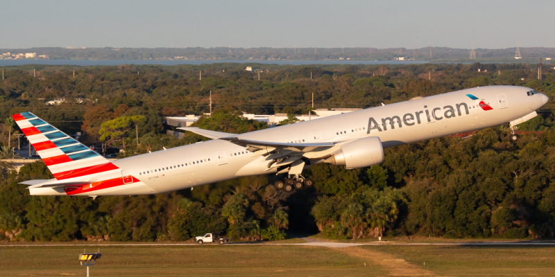 Photo of N717AN  - American Airlines Boeing 777-300ER at TPA on AeroXplorer Aviation Database