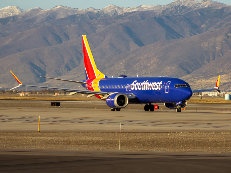 Photo of N8751R - Southwest Airlines Boeing 737 MAX 8 at SLC on AeroXplorer Aviation Database