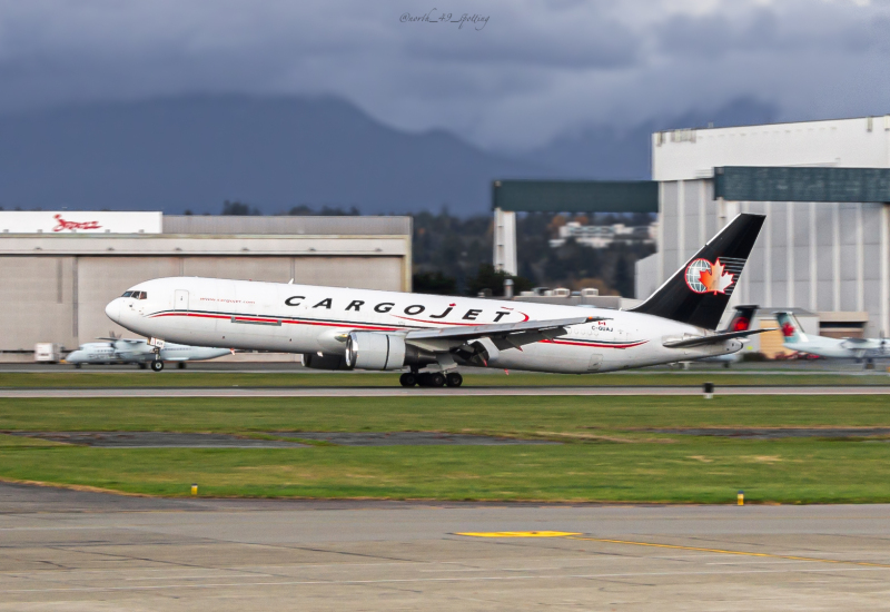Photo of C-GUAJ - Cargojet Boeing 767-300ER at YVR on AeroXplorer Aviation Database