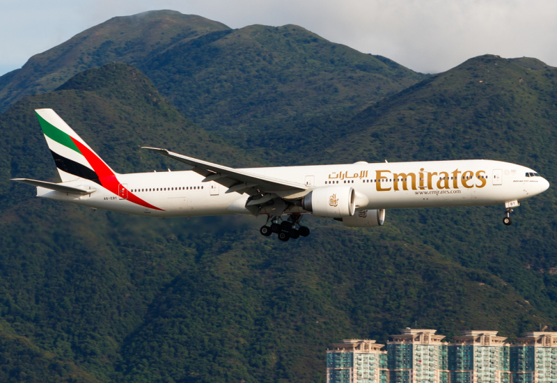 Photo of A6-EBY - Emirates Boeing 777-300ER at HKG on AeroXplorer Aviation Database