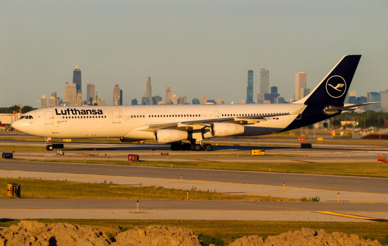 Photo of D-AIGT - Lufthansa  Airbus A340-300 at ORD on AeroXplorer Aviation Database