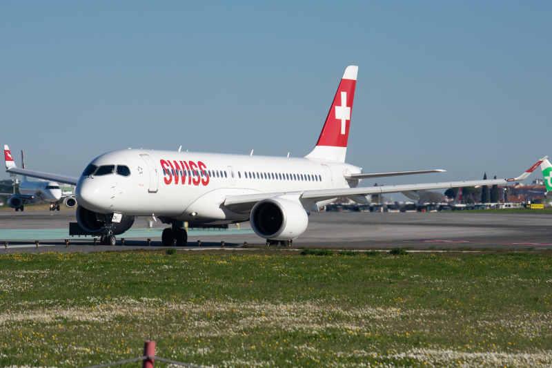 Photo of HB-JCK - Swiss International Air Lines Airbus A220-300 at LIS on AeroXplorer Aviation Database