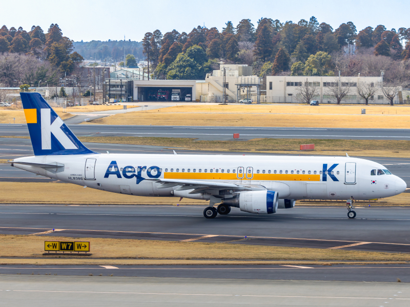 Photo of HL8386 - Aero K Airbus A320 at NRT on AeroXplorer Aviation Database