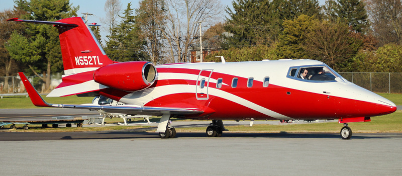 Photo of N552TL - PRIVATE Learjet 55 at THV on AeroXplorer Aviation Database