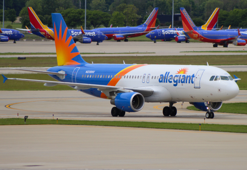 Photo of N236NV - Allegiant Air Airbus A320 at IND on AeroXplorer Aviation Database