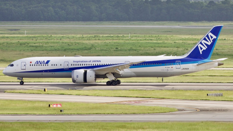Photo of JA892A - All Nippon Airways Boeing 787-9 at IAH on AeroXplorer Aviation Database