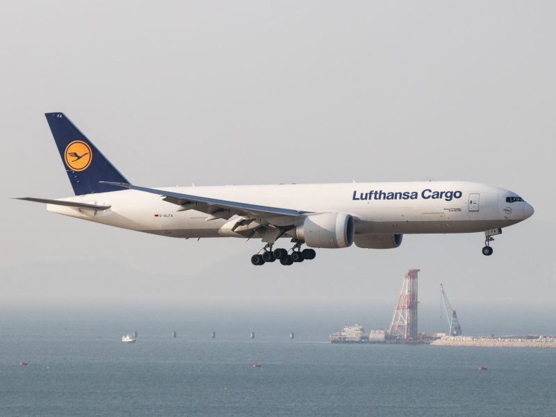 Photo of D-ALFA - Lufthansa Cargo Boeing 777-F at HKG on AeroXplorer Aviation Database