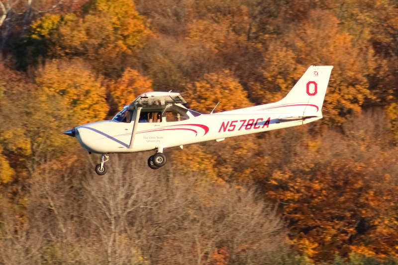 Photo of N578CA - PRIVATE  Cessna 172 at LUK on AeroXplorer Aviation Database