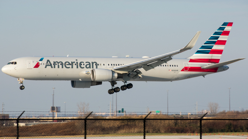 Photo of N346AN - American Airlines B767 at PHL on AeroXplorer Aviation Database